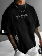 Men’s Summer Cotton T-Shirt – Casual Sports Round Neck Tee