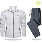 Men’s 2-Piece Tracksuit – Spring/Summer Sportswear Set