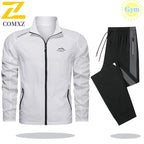 Men’s 2-Piece Tracksuit – Spring/Summer Sportswear Set