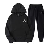 Unisex Casual Hoodie & Pants Set – Spring/Autumn Basketball Two-Piece