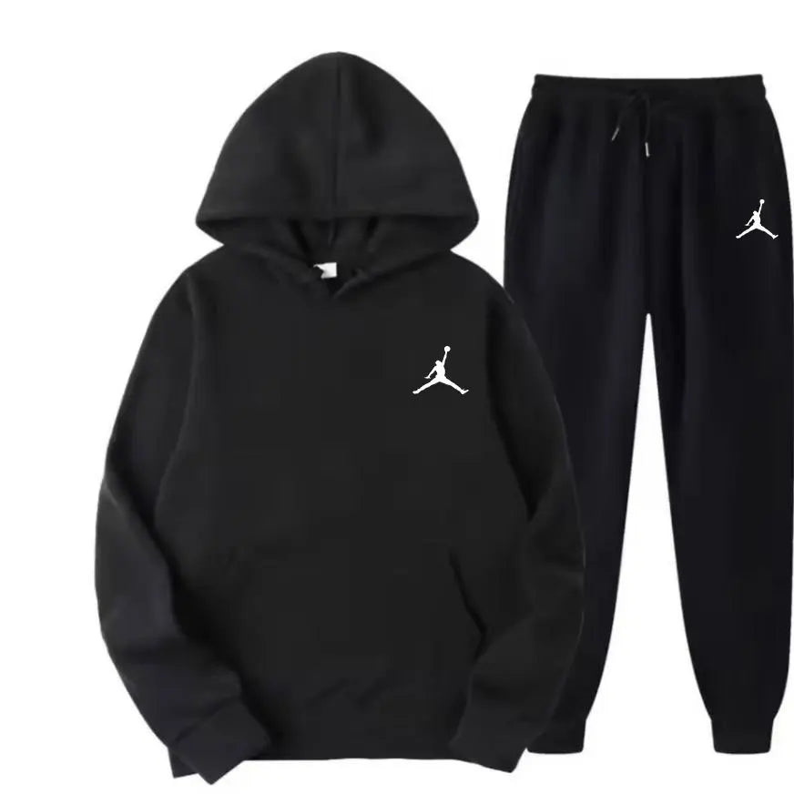 Unisex Casual Hoodie & Pants Set – Spring/Autumn Basketball Two-Piece