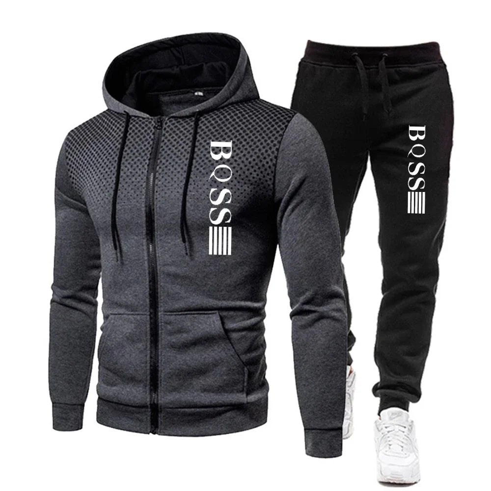 Men’s Fashion Print Tracksuit