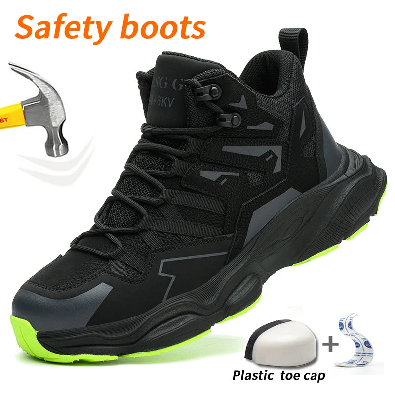 Lightweight Durable Safety Boots – Anti-Smash & Anti-Puncture Work Shoes
