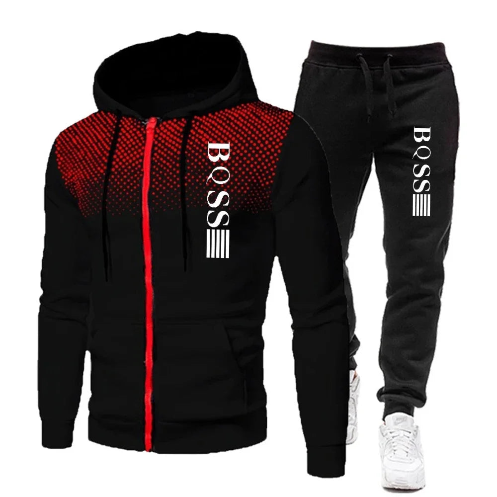Men’s Fashion Print Tracksuit