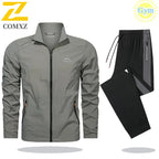 Men’s 2-Piece Tracksuit – Spring/Summer Sportswear Set
