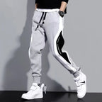 Men’s Black Hip Hop Jogger Pants – Loose Fit Drawstring Sweatpants