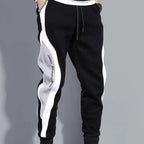 Men’s Black Hip Hop Jogger Pants – Loose Fit Drawstring Sweatpants