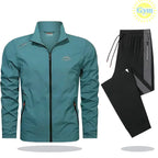 Men’s 2-Piece Tracksuit – Spring/Summer Sportswear Set