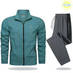Men’s 2-Piece Tracksuit – Spring/Summer Sportswear Set