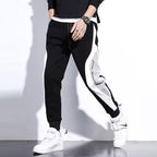 Men’s Black Hip Hop Jogger Pants – Loose Fit Drawstring Sweatpants