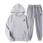 Unisex Casual Hoodie & Pants Set – Spring/Autumn Basketball Two-Piece