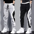 Men’s Black Hip Hop Jogger Pants – Loose Fit Drawstring Sweatpants