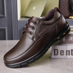Handmade Men’s Leather Shoes – Minimalist Casual & Business Lace-Up