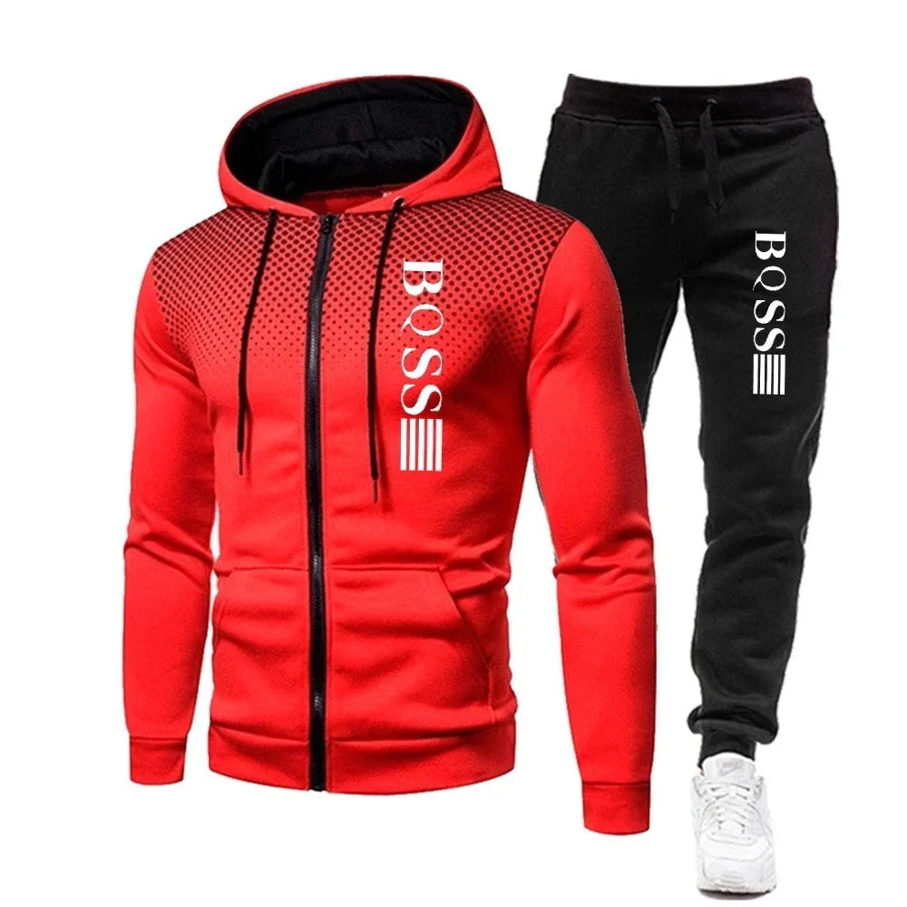 Men’s Fashion Print Tracksuit