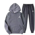 Unisex Casual Hoodie & Pants Set – Spring/Autumn Basketball Two-Piece