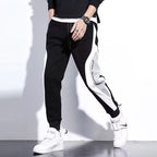 Men’s Black Hip Hop Jogger Pants – Loose Fit Drawstring Sweatpants