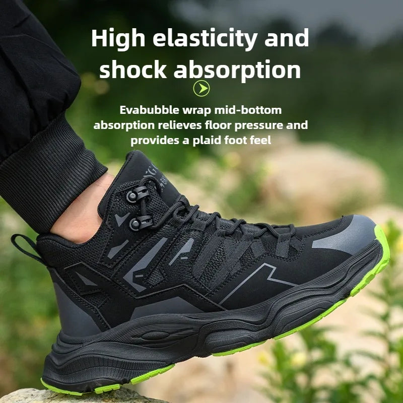 Lightweight Durable Safety Boots – Anti-Smash & Anti-Puncture Work Shoes