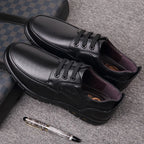 Handmade Men’s Leather Shoes – Minimalist Casual & Business Lace-Up